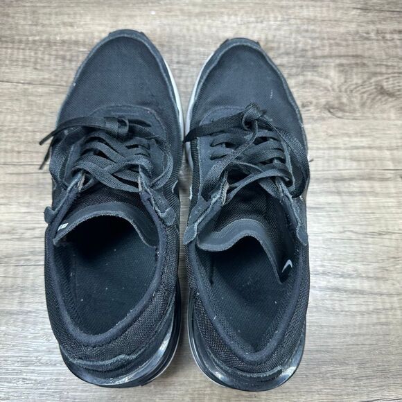 Nike~Boy’s~Waffle One (DC0481-001) Black Running Sneakers~Size 7Y - Picture 5 of 8